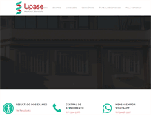 Tablet Screenshot of lipase.com.br